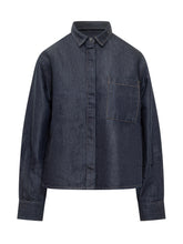 Nine The Morning Camicia in Denim Blu Scuro - Abbigliamento Donna | Lidia Shopping