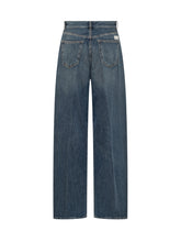 Nine The Morning Blue Wide Leg Jeans - Collezione Happy Birthday | Lidia Shopping
