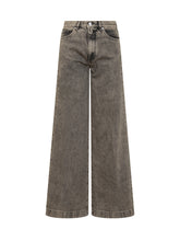 Nine in the Morning Jeans a Gamba Larga Grigi - Abbigliamento Donna | Lidia Shopping