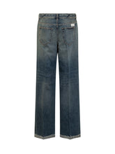 Nine in the Morning Wide-Leg Jeans with Frayed Hem - Collezione Happy Birthday | Lidia Shopping