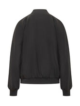 Nine The Morning Bomber Nero in Tessuto - Abbigliamento Donna | Lidia Shopping