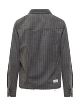 Nine The Morning Grey Striped Shirt - Collezione Happy Birthday | Lidia Shopping