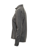 Nine The Morning Grey Striped Shirt - Collezione Happy Birthday | Lidia Shopping