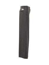 Nine The Morning Grey Striped Trousers - Collezione Happy Birthday | Lidia Shopping