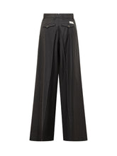 Nine In The Morning Wool Wide-Leg Pants with Pleats - Collezione Happy Birthday | Lidia Shopping
