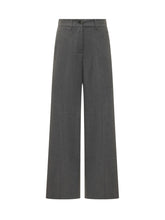 Nine The Morning Grey Wide-Leg Trousers - Collezione Happy Birthday | Lidia Shopping