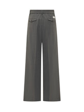 Nine The Morning Grey Wide-Leg Trousers - Collezione Happy Birthday | Lidia Shopping