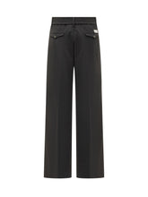 Nine The Morning Black Wide-Leg Trousers - Collezione Happy Birthday | Lidia Shopping