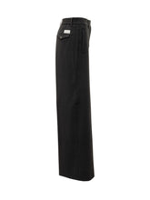 Nine The Morning Black Wide-Leg Trousers - Collezione Happy Birthday | Lidia Shopping