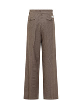 Nine In The Morning Checked Wide-Leg Trousers - Collezione Happy Birthday | Lidia Shopping