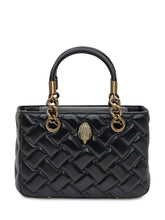 Kurt Geiger Black Quilted Kensington Tote with Handles - Collezione Happy Birthday | Lidia Shopping