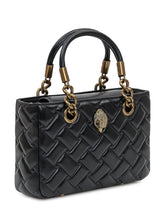 Kurt Geiger Black Quilted Kensington Tote with Handles - Collezione Happy Birthday | Lidia Shopping