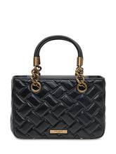 Kurt Geiger Black Quilted Kensington Tote with Handles - Collezione Happy Birthday | Lidia Shopping