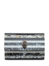 Kurt Geiger Kensington Striped Multicolor Clutch - Collezione Happy Birthday | Lidia Shopping