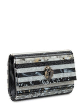 Kurt Geiger Kensington Striped Multicolor Clutch - Collezione Happy Birthday | Lidia Shopping