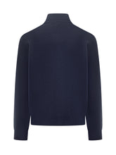 Cardigan in Lana Filippo De Laurentiis Blu con Tasche e Collo Alto - Abbigliamento Uomo | Lidia Shopping