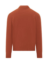 Filippo De Laurentiis Orange Wool Cardigan - Collezione Happy Birthday | Lidia Shopping