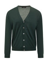 Cardigan in Lana Filippo De Laurentiis Verde - Abbigliamento Uomo | Lidia Shopping