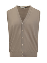 Filippo De Laurentiis Beige Wool Buttoned Vest - Collezione Happy Birthday | Lidia Shopping