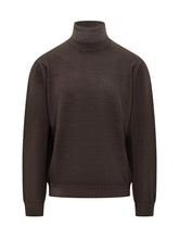 Filippo De Laurentiis Brown Wool Turtleneck Sweater - Collezione Happy Birthday | Lidia Shopping