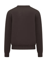 Filippo De Laurentiis Brown Wool Crewneck Sweater - Collezione Happy Birthday | Lidia Shopping