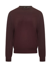 Filippo De Laurentiis Bordeaux Wool Crewneck Sweater - Collezione Happy Birthday | Lidia Shopping