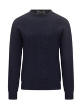 Filippo De Laurentiis Blue Wool Crewneck Sweater - Collezione Happy Birthday | Lidia Shopping