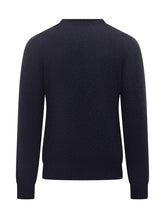 Filippo De Laurentiis Blue Wool Crewneck Sweater - Collezione Happy Birthday | Lidia Shopping