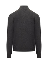 Filippo De Laurentiis Grey Wool Half-Zip Sweater - Collezione Happy Birthday | Lidia Shopping