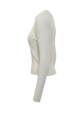 Alpha Studio White Wool Long-Sleeve Sweater - Alpha Studio | Lidia Shopping