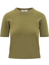 Alpha Studio Green Short-Sleeve Sweater - Alpha Studio | Lidia Shopping