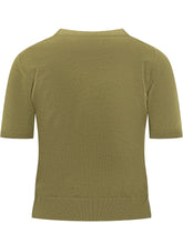 Alpha Studio Green Short-Sleeve Sweater - Alpha Studio | Lidia Shopping