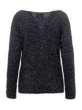 Alpha Studio Black Lurex Knit Sweater - Alpha Studio | Lidia Shopping