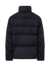 Duno Blue Down Jacket with High Collar - Black Friday – ENG | Lidia Shopping