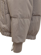 Duno Piumino Beige con Cappuccio Imbottito - Abbigliamento Donna | Lidia Shopping
