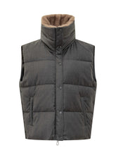 Duno Gilet Imbottito Grigio con Interno in Pelliccia - Abbigliamento Donna | Lidia Shopping