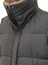 Duno Gilet Imbottito Grigio con Interno in Pelliccia - Abbigliamento Donna | Lidia Shopping