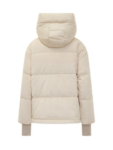 Duno Piumino Beige in Velluto a Coste - Abbigliamento Donna | Lidia Shopping