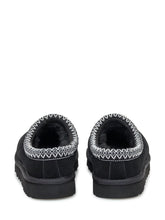 UGG Sabot Tasman in Suede Nero con Finitura Ricamata - Collezione Happy Birthday | Lidia Shopping