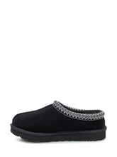 UGG Sabot Tasman in Suede Nero con Finitura Ricamata - Collezione Happy Birthday | Lidia Shopping