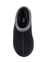 UGG Sabot Tasman in Suede Nero con Finitura Ricamata - Collezione Happy Birthday | Lidia Shopping