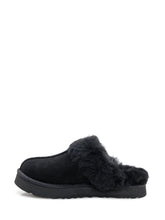 UGG Ciabatte W Disquette in Camoscio Nero - Bambini | Lidia Shopping