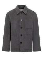 Amaranto Grey Wool Jacket with Pockets - Amaranto | Lidia Shopping