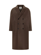 Amaranto Cappotto Doppiopetto in Lana Marrone - Abbigliamento Uomo | Lidia Shopping