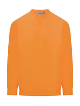 Amaranto Maglione Arancione Girocollo con Dettaglio X - Abbigliamento Uomo | Lidia Shopping