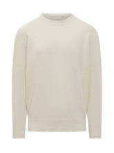 Amaranto Cream Wool Crew Neck Sweater - Amaranto | Lidia Shopping