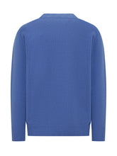 Amaranto Maglione Azzurro Girocollo in Lana - Abbigliamento Uomo | Lidia Shopping