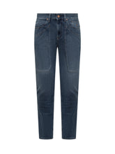 Jeans Jeckerson Blu Scuro con Toppe Iconiche - Abbigliamento Uomo | Lidia Shopping