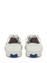 Burberry Sneakers Basse in Pelle con Dettaglio Check - Burberry | Lidia Shopping