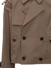 Burberry Short Double-Breasted Beige Trench - Burberry | Lidia Shopping